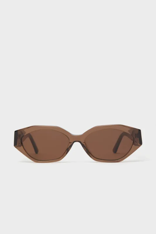Espresso Eliana Sunglasses sold by Tuckernuck