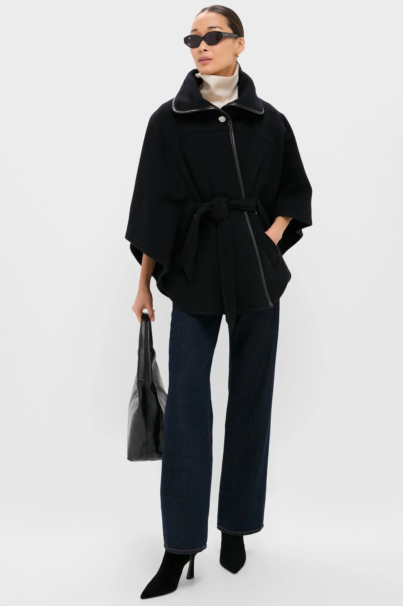 Black Eliana Sunglasses sold by Tuckernuck product image thumbnail 3