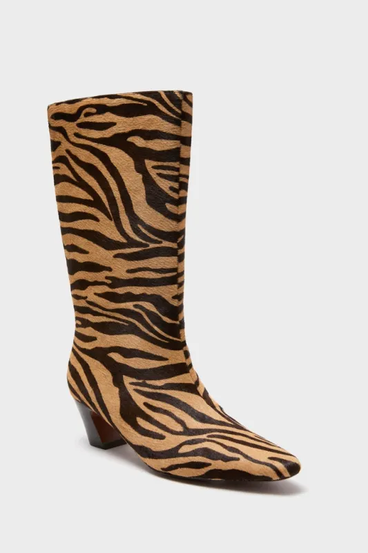 Zebra Cleo Boots sold by Tuckernuck