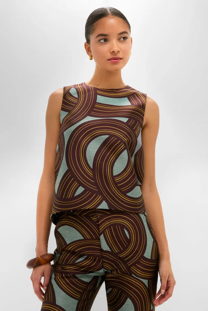 Montecarlo Jacquard La Scala Top sold by Tuckernuck