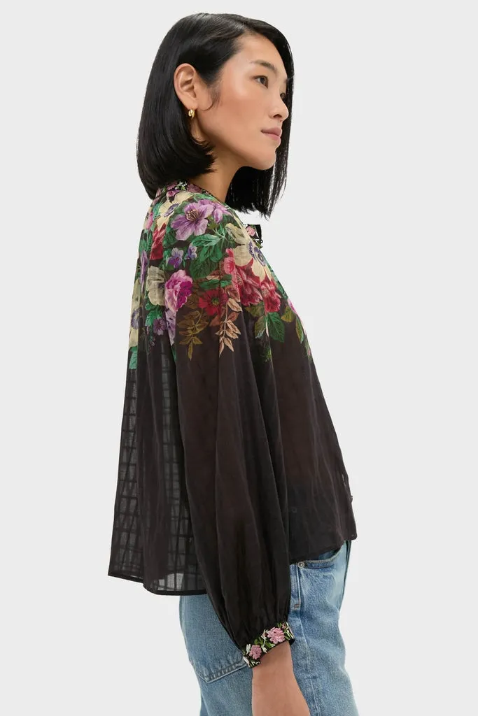 Multi Viktoria Print Long Sleeve Blouse sold by Tuckernuck product image thumbnail 3