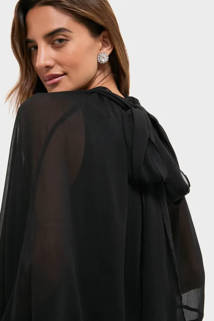 Black Cape Chiffon Mayfield Dress sold by Tuckernuck product image thumbnail 5
