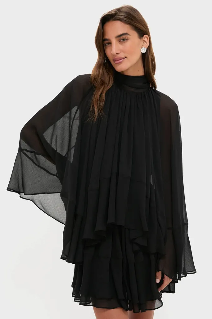 Black Cape Chiffon Mayfield Dress sold by Tuckernuck