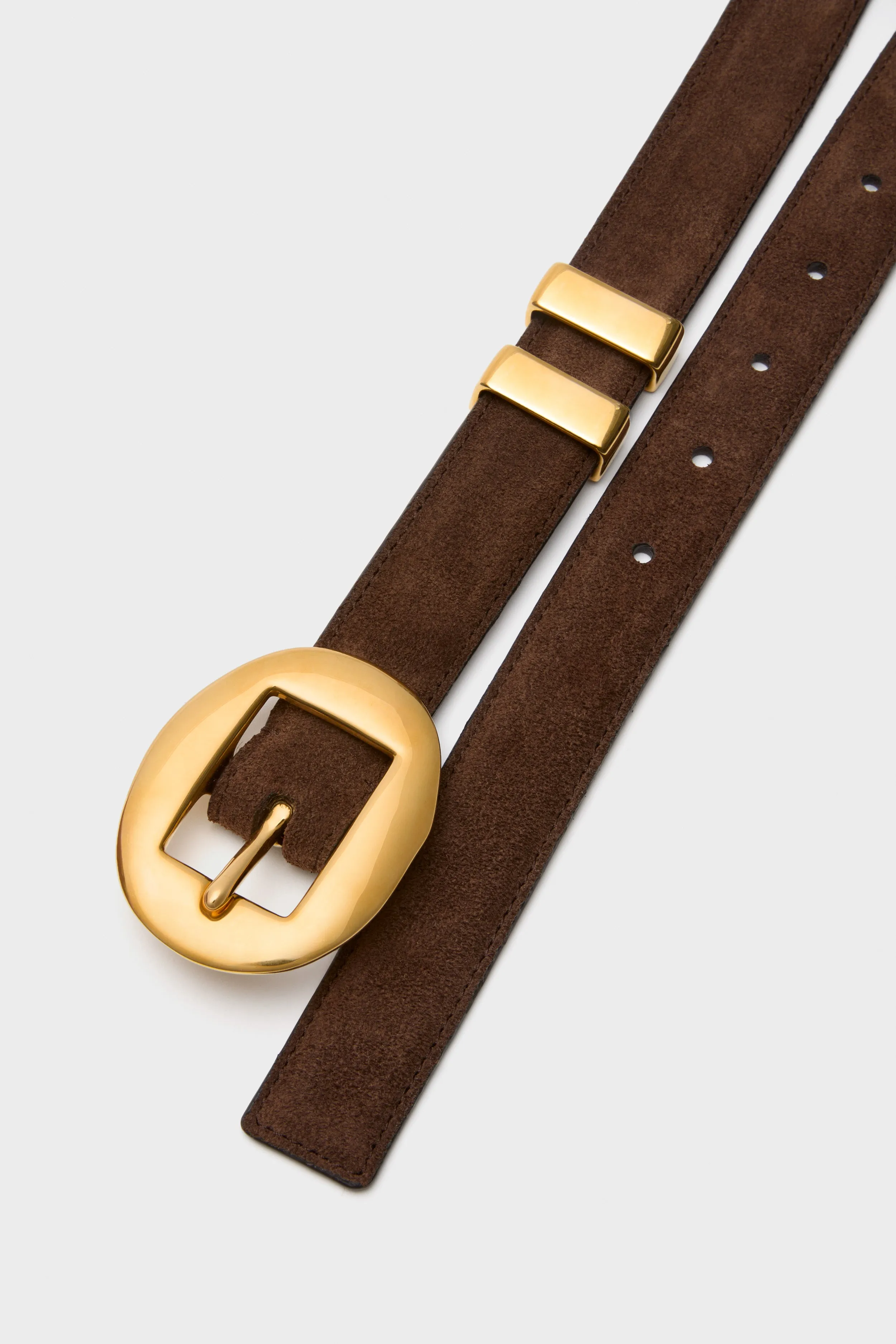 Chocolate Vintage Brass Buckle Belt sold by Tuckernuck product image thumbnail 4