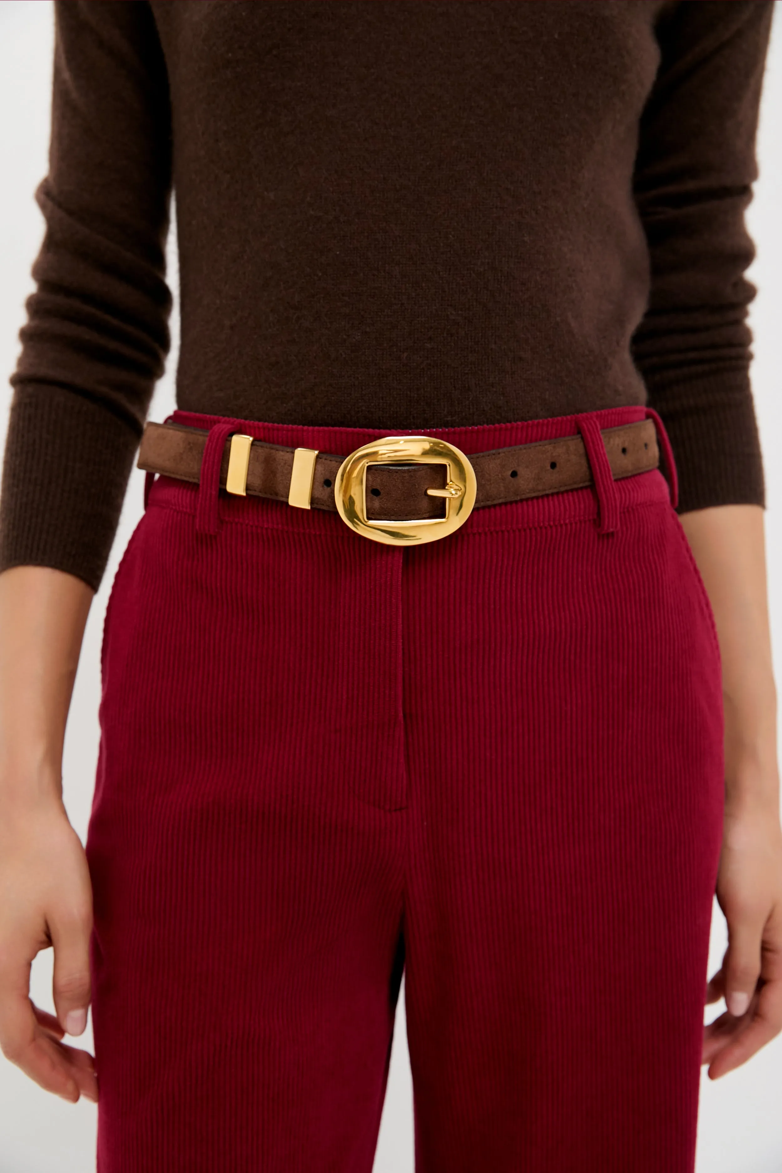 Chocolate Vintage Brass Buckle Belt sold by Tuckernuck product image thumbnail 2