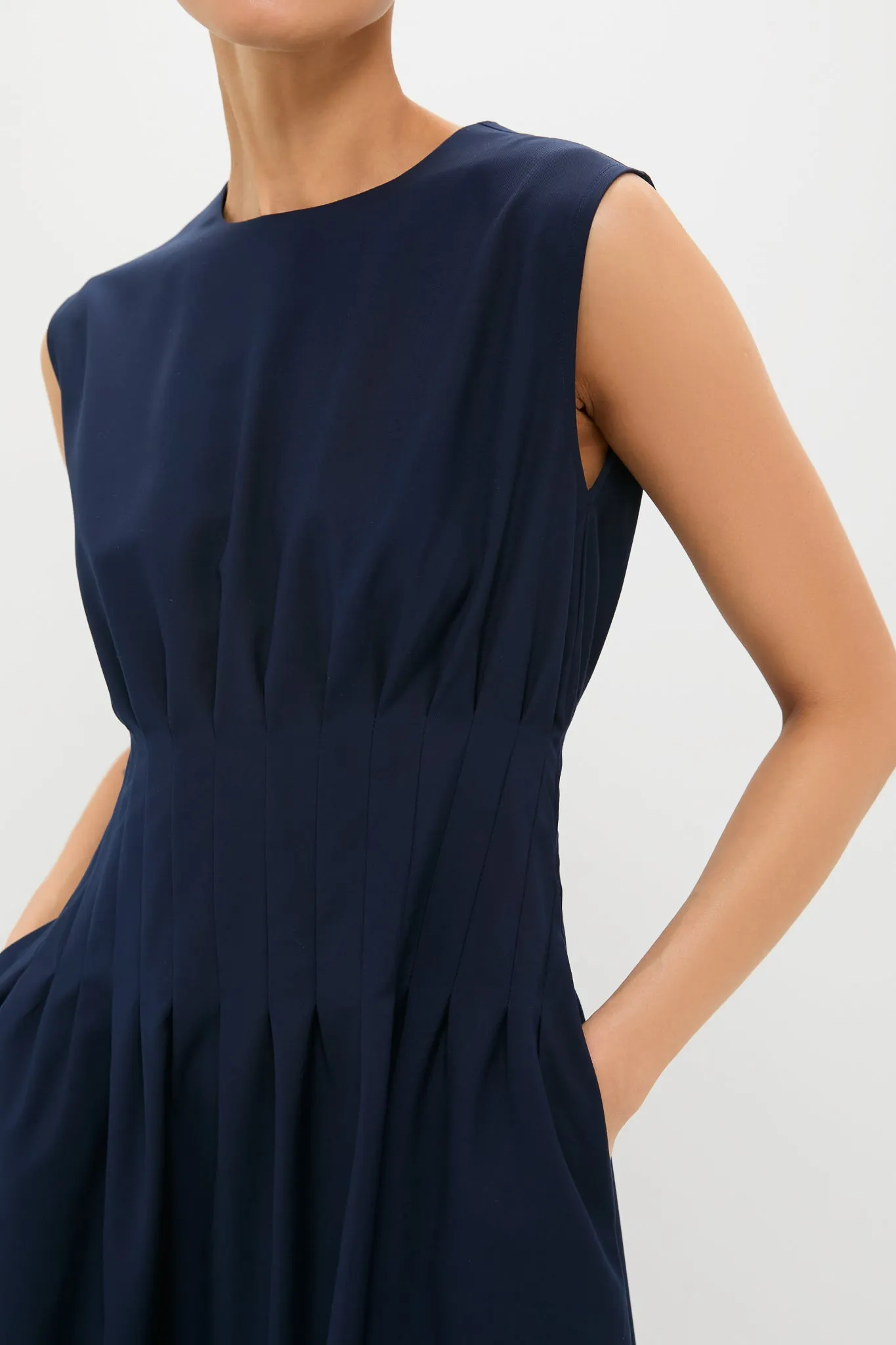 Navy Astrid Midi Dress sold by Tuckernuck product image thumbnail 2
