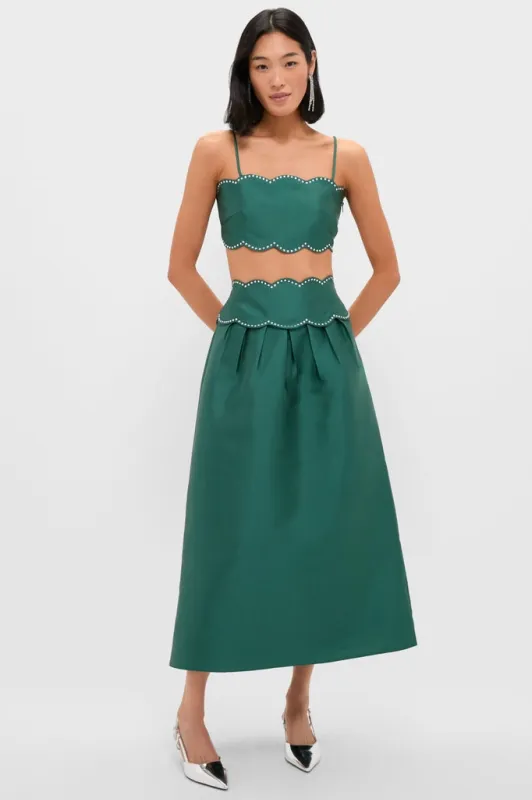 Evergreen Tashi Two Piece Maxi Dress sold by Tuckernuck