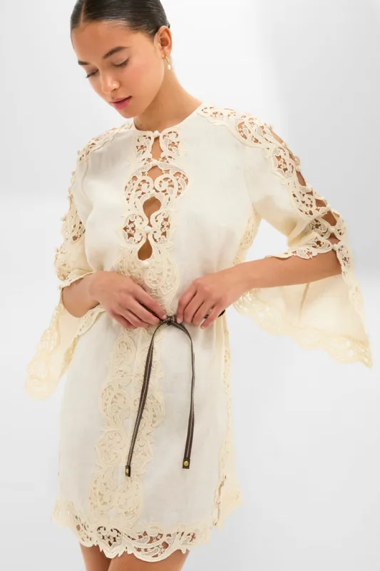 Cream Awaken Embroidered Tunic sold by Tuckernuck