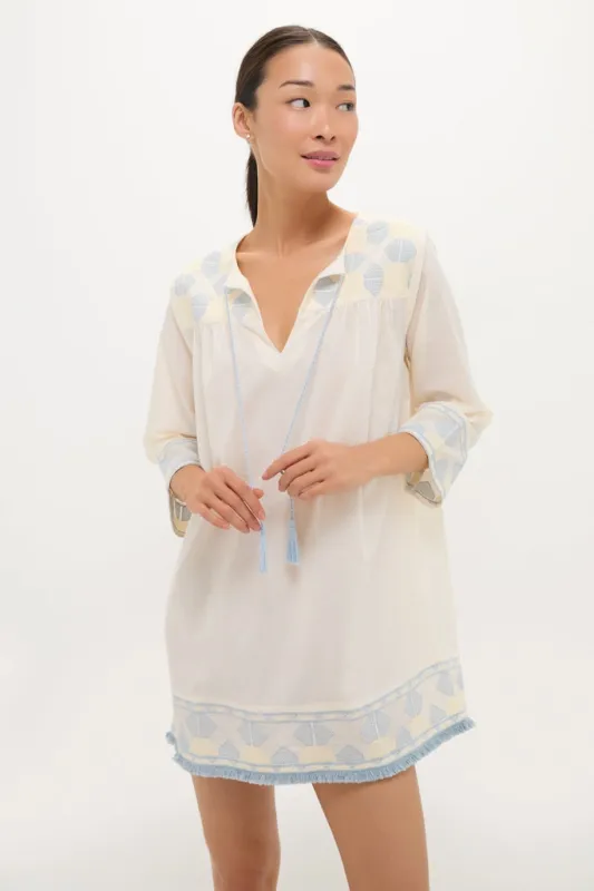 Neblina Geometric Embroidered Bondi Coverup sold by Tuckernuck