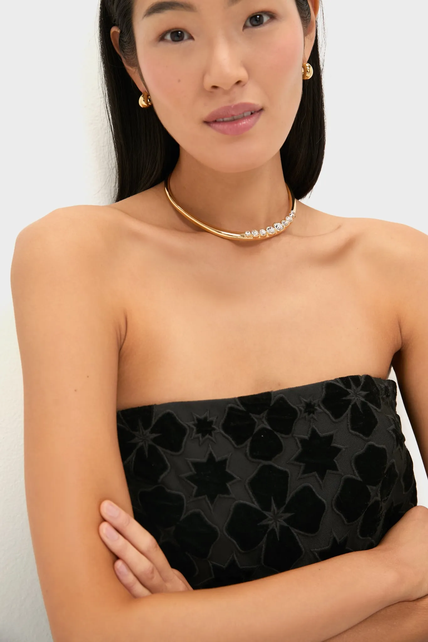 Gold Clear Finley Collar sold by Tuckernuck product image thumbnail 2