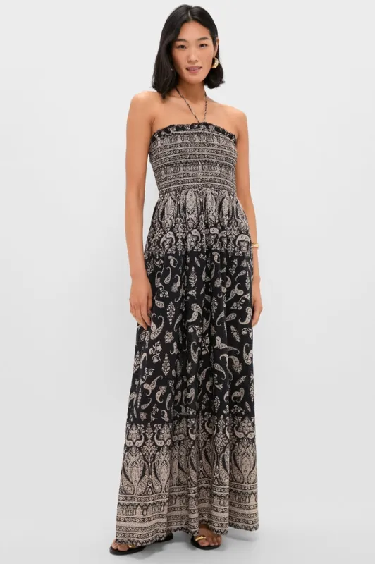 Black Multi Ayanna Dress sold by Tuckernuck