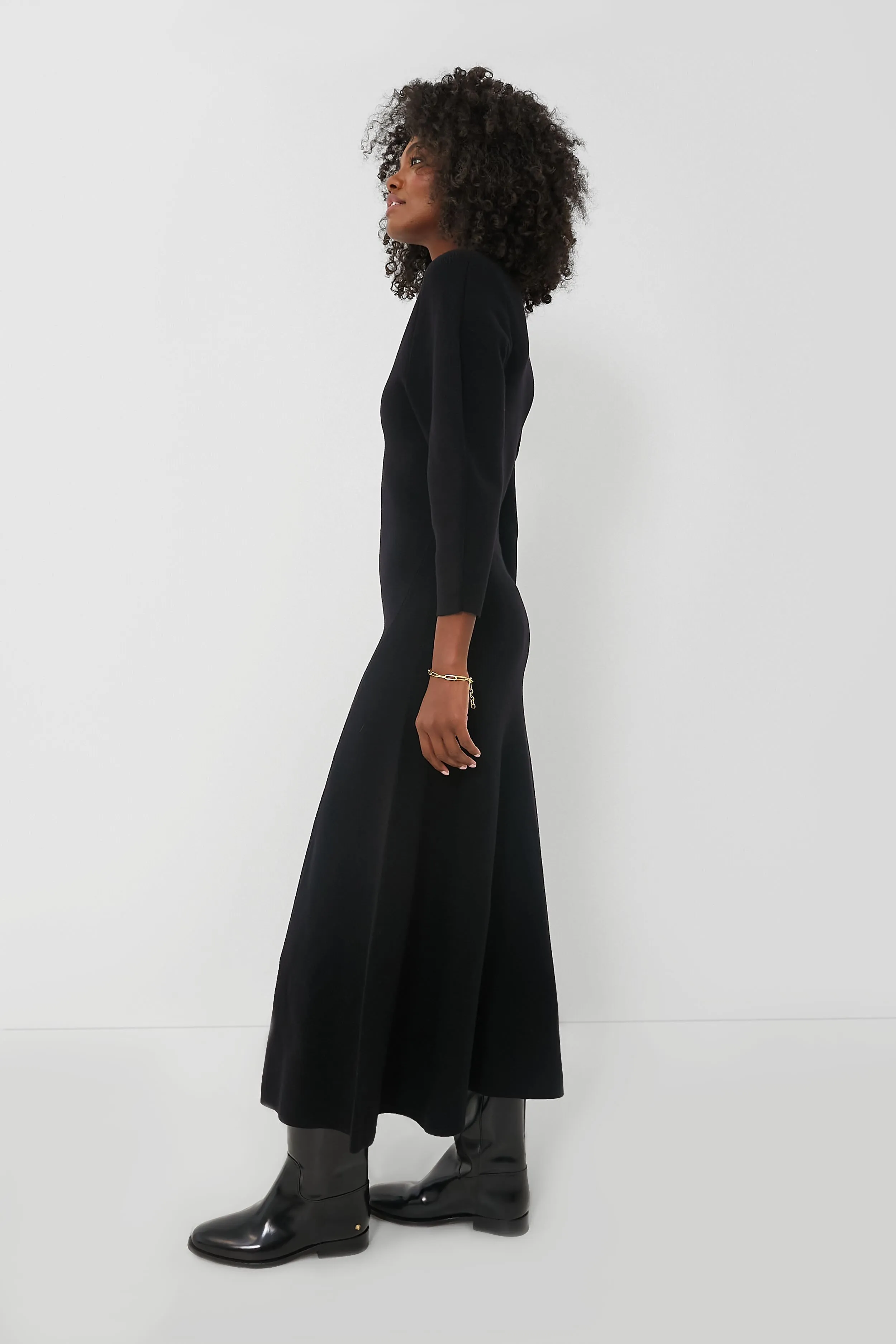 Black Blanca Midi Dress sold by Tuckernuck product image thumbnail 3
