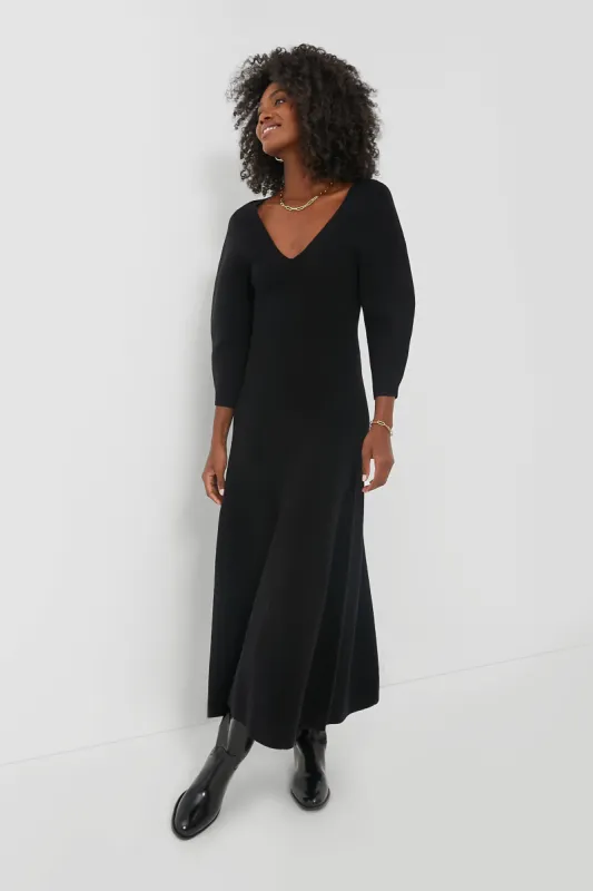 Black Blanca Midi Dress sold by Tuckernuck