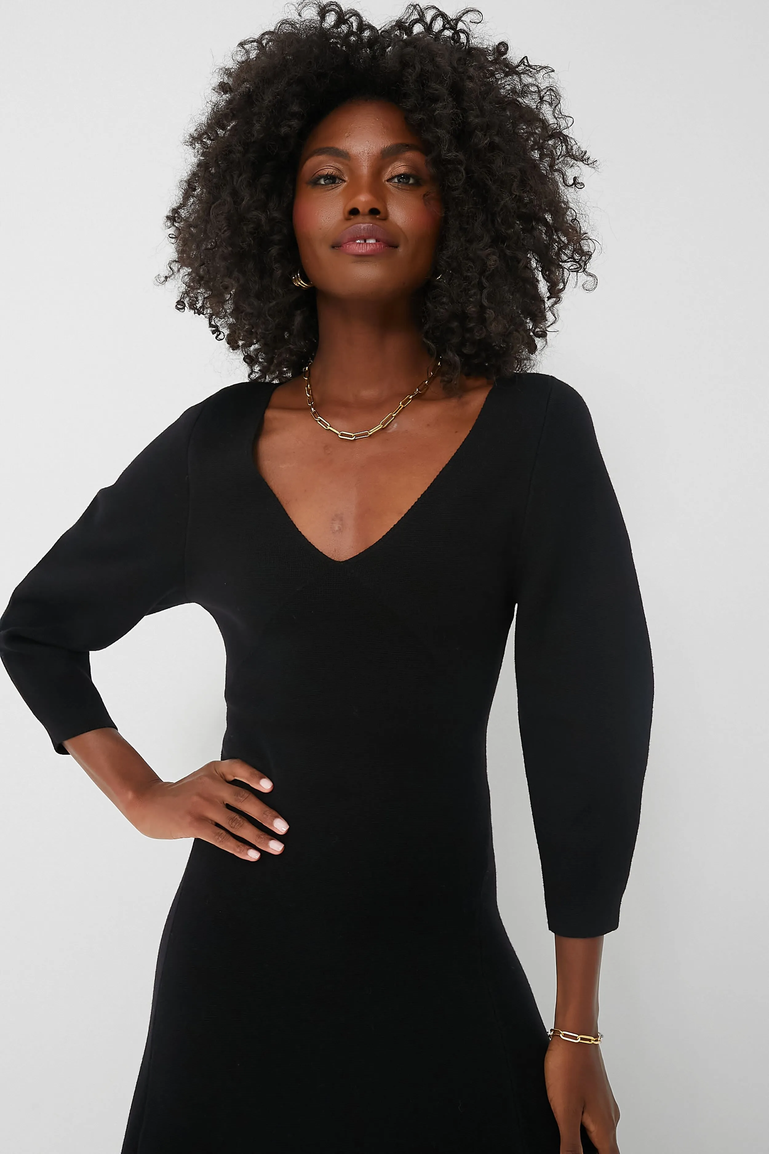 Black Blanca Midi Dress sold by Tuckernuck product image thumbnail 5