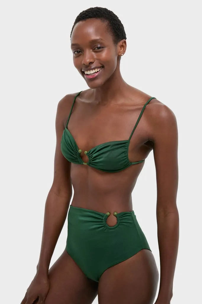 Sumatra Green Tangle Up Bikini Top sold by Tuckernuck product image thumbnail 3