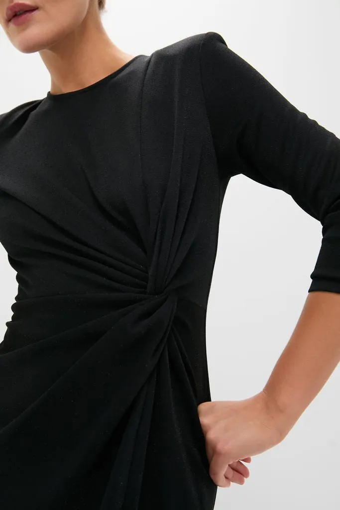 Black Jersey Knit Wilbanks Midi Dress sold by Tuckernuck product image thumbnail 5