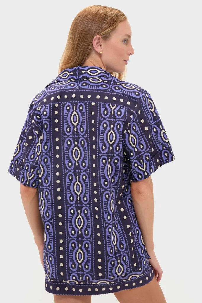 Navy and Ecru Salty Promises Shirt sold by Tuckernuck product image thumbnail 4