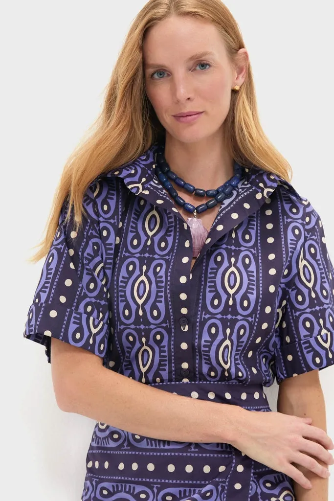 Navy and Ecru Salty Promises Shirt sold by Tuckernuck product image thumbnail 5