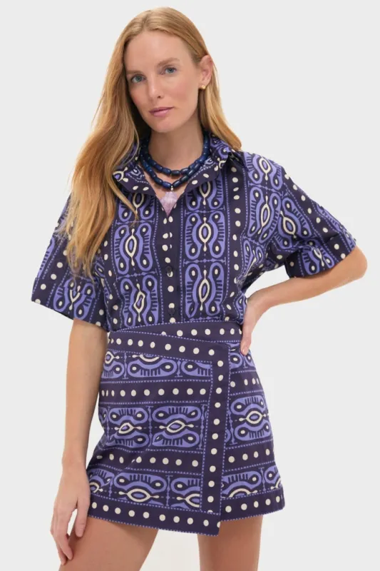 Navy and Ecru Salty Promises Shirt sold by Tuckernuck