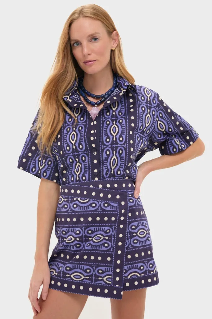 Navy and Ecru Salty Promises Shirt sold by Tuckernuck