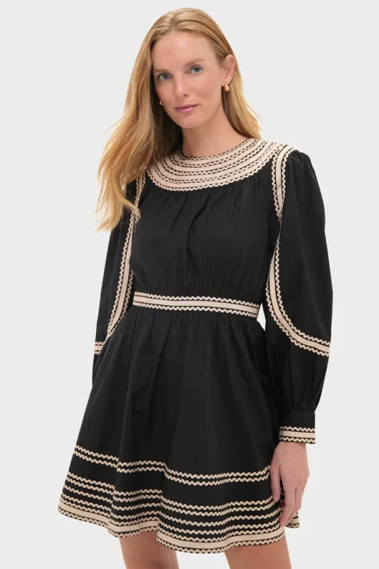 Noir Fiora Mini Dress sold by Tuckernuck