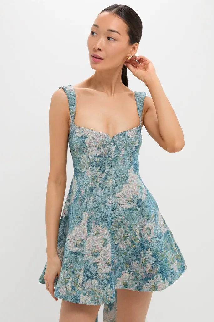 Aquarelle Jacquard Rue Mini Dress sold by Tuckernuck