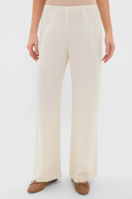 Creme Barb Wide Leg Pants sold by Tuckernuck
