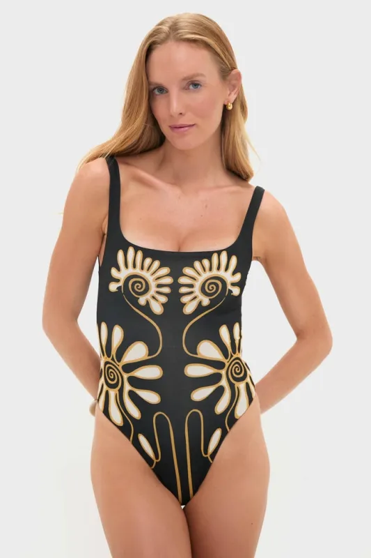 Namur Black and White Vienna One Piece sold by Tuckernuck