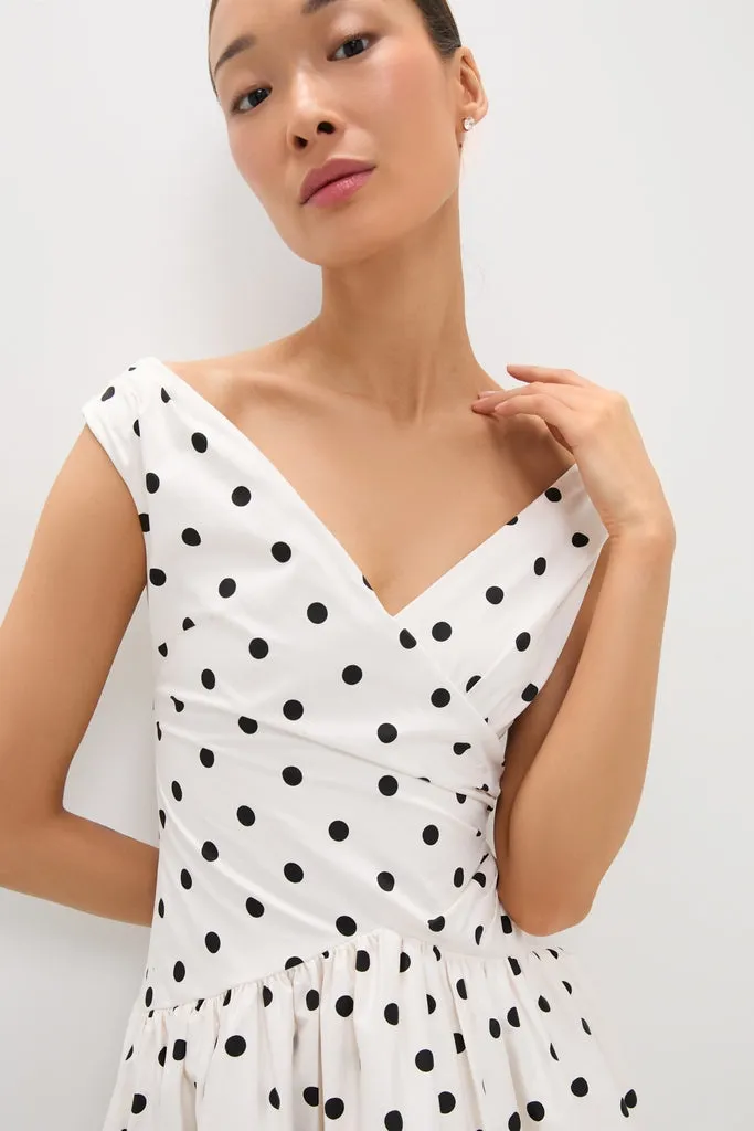 Cream Polka Dot Cotton Midi Dress sold by Tuckernuck product image thumbnail 5
