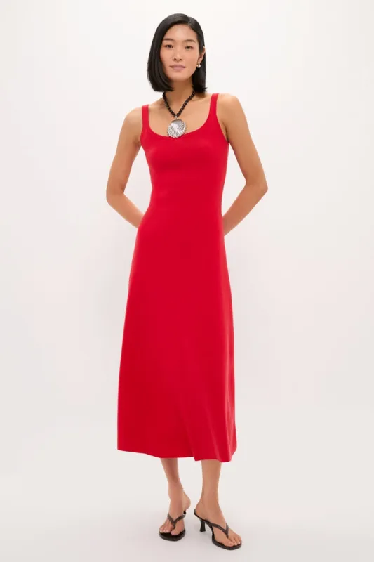 Red Knit Barrington Dress sold by Tuckernuck