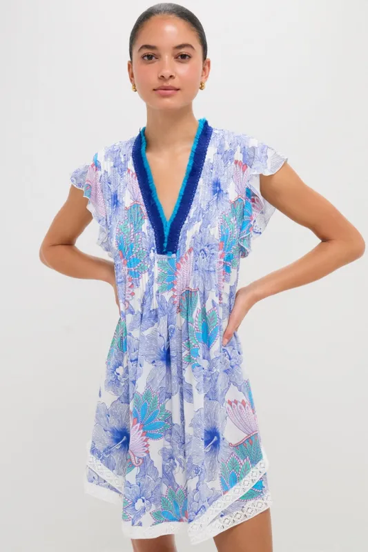 Blue Padang Sasha Mini Dress sold by Tuckernuck