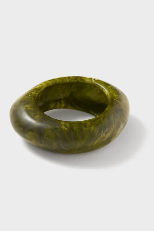 Malachite Rock Large Bangle sold by Tuckernuck