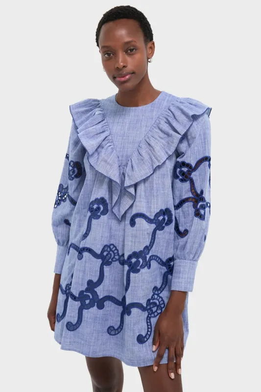 Seabank Chambray Azalea Dress made by Hunter Bell NYC