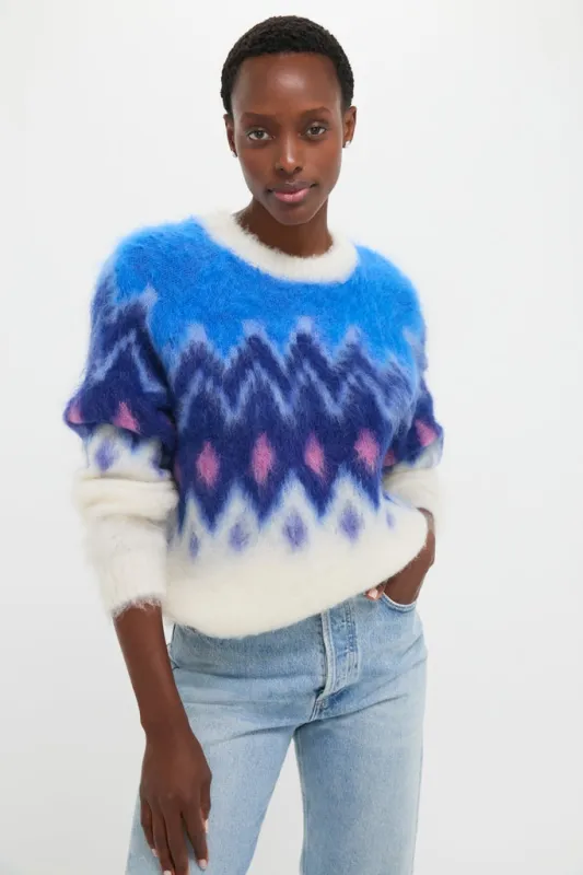 Blue Ambre Sweater sold by Tuckernuck