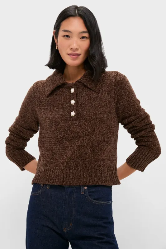 Brown Fraser Sweater made by Line & Dot