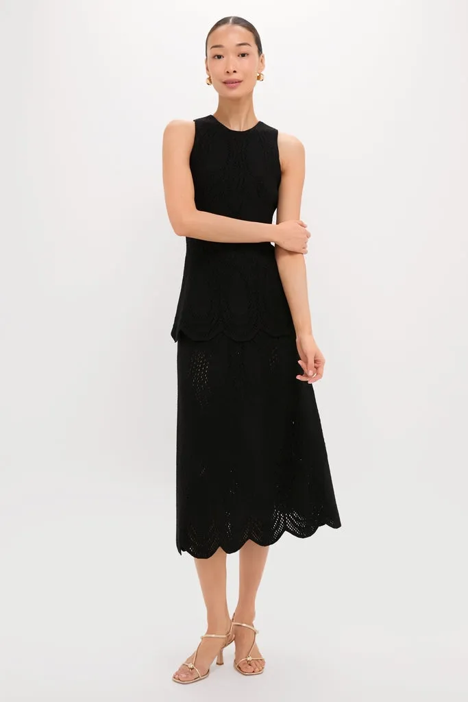 Black Zandra Midi Dress sold by Tuckernuck