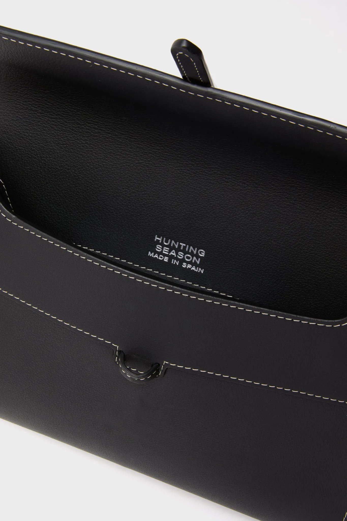 Black Nappa Large Soft Clutch sold by Tuckernuck product image thumbnail 4