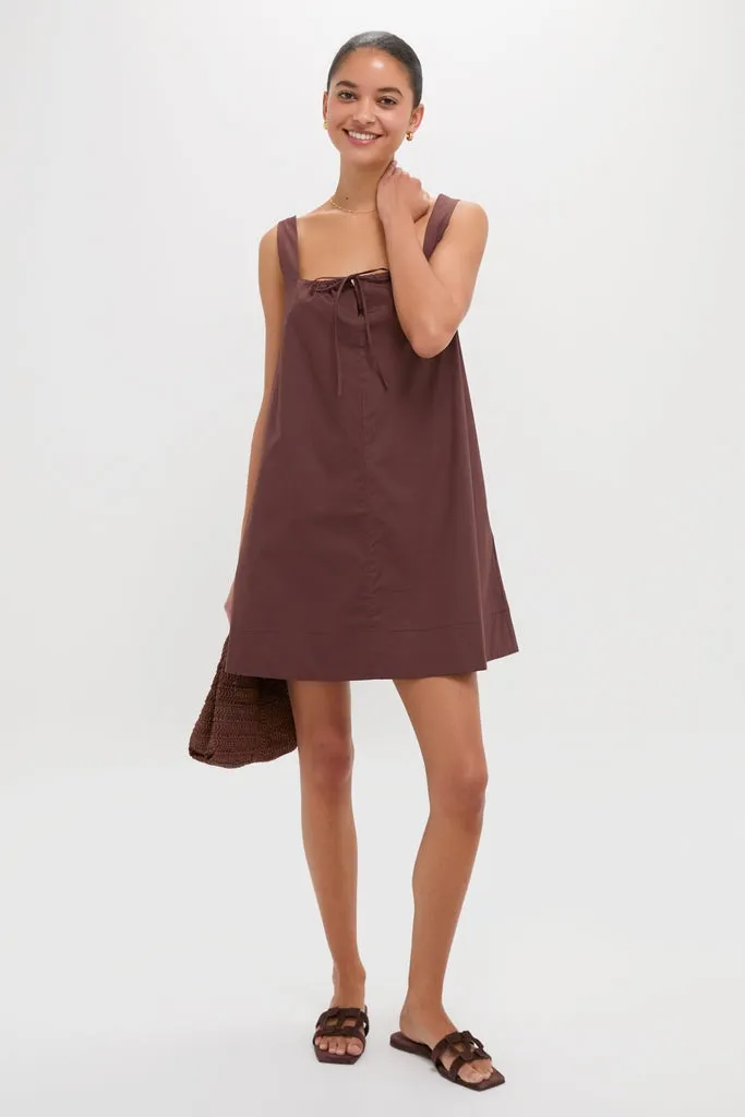 Chocolate Alexis Mini Dress sold by Tuckernuck product image thumbnail 2