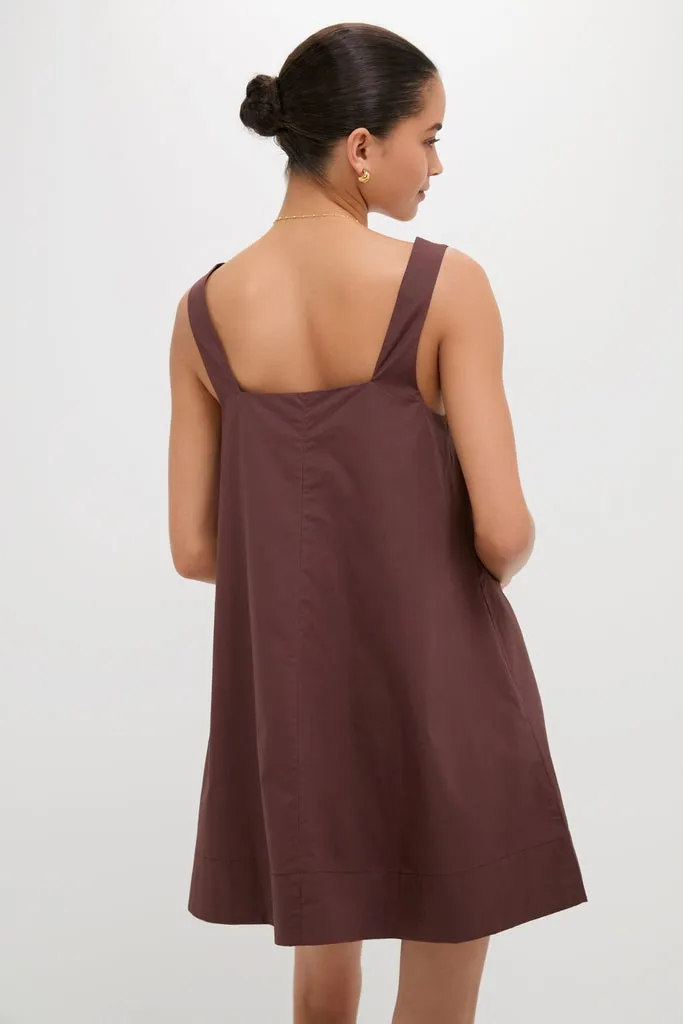 Chocolate Alexis Mini Dress sold by Tuckernuck product image thumbnail 4