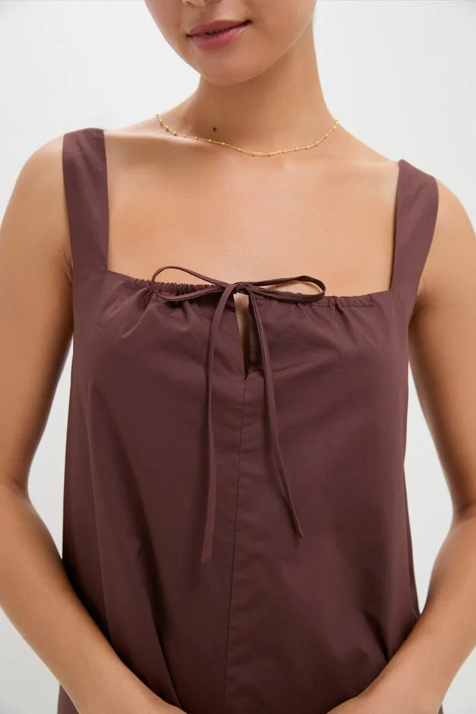 Chocolate Alexis Mini Dress sold by Tuckernuck product image thumbnail 5