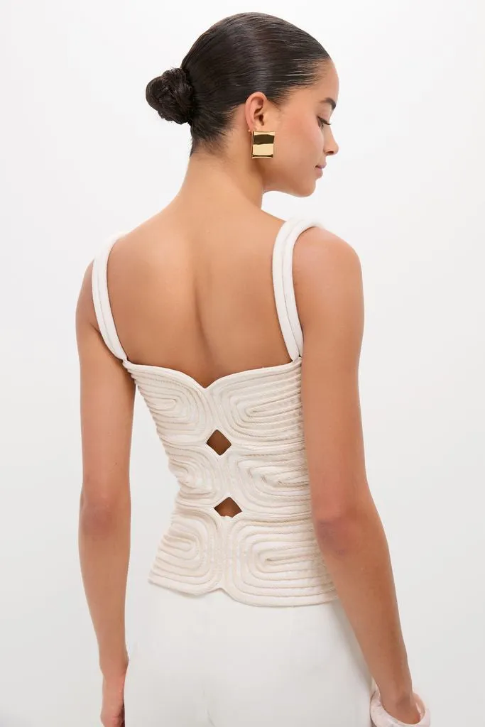 Ivory Marea Embellished Top sold by Tuckernuck product image thumbnail 4