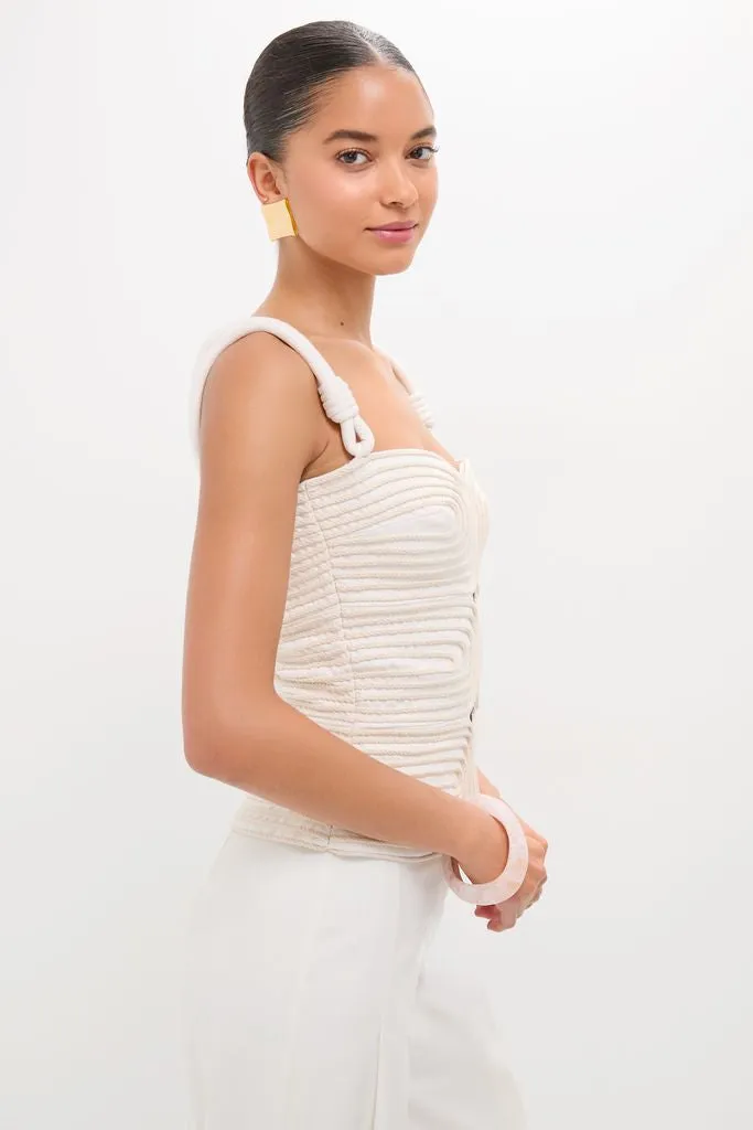 Ivory Marea Embellished Top sold by Tuckernuck product image thumbnail 3