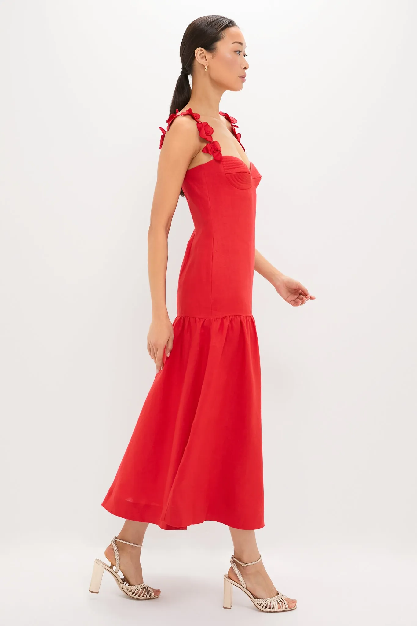 Red Ser Arte Embellished Maxi Dress sold by Tuckernuck product image thumbnail 3