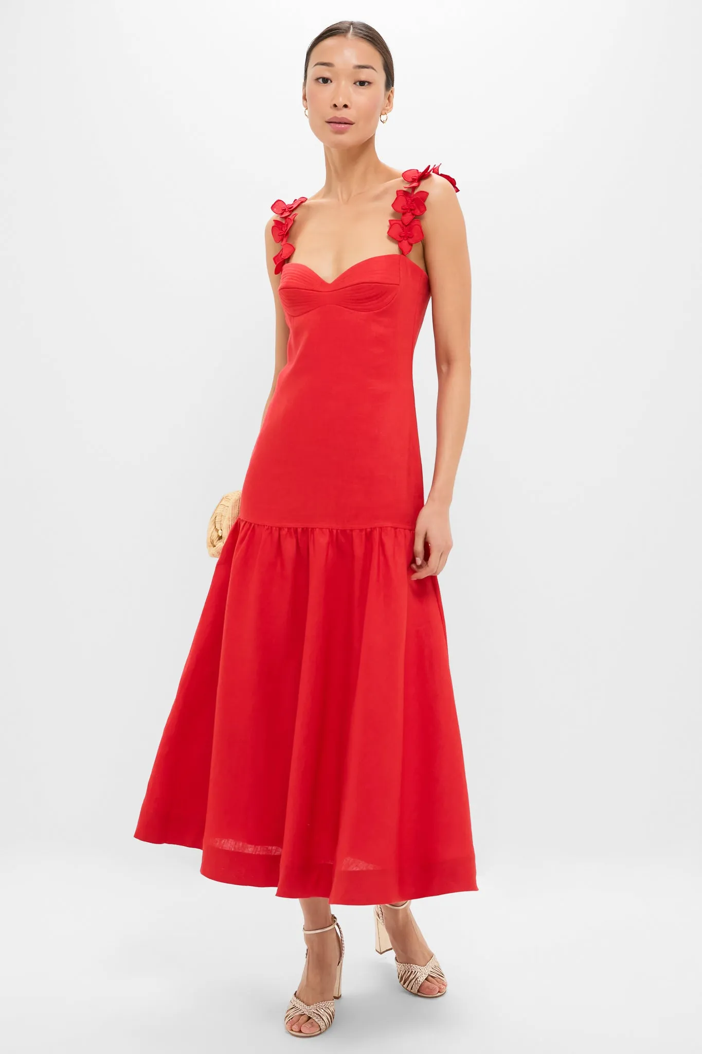 Red Ser Arte Embellished Maxi Dress sold by Tuckernuck product image thumbnail 2