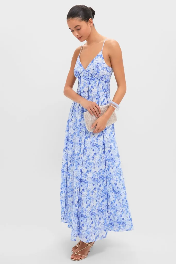 Blue Multi Cami Maxi Dress sold by Tuckernuck product image thumbnail 2
