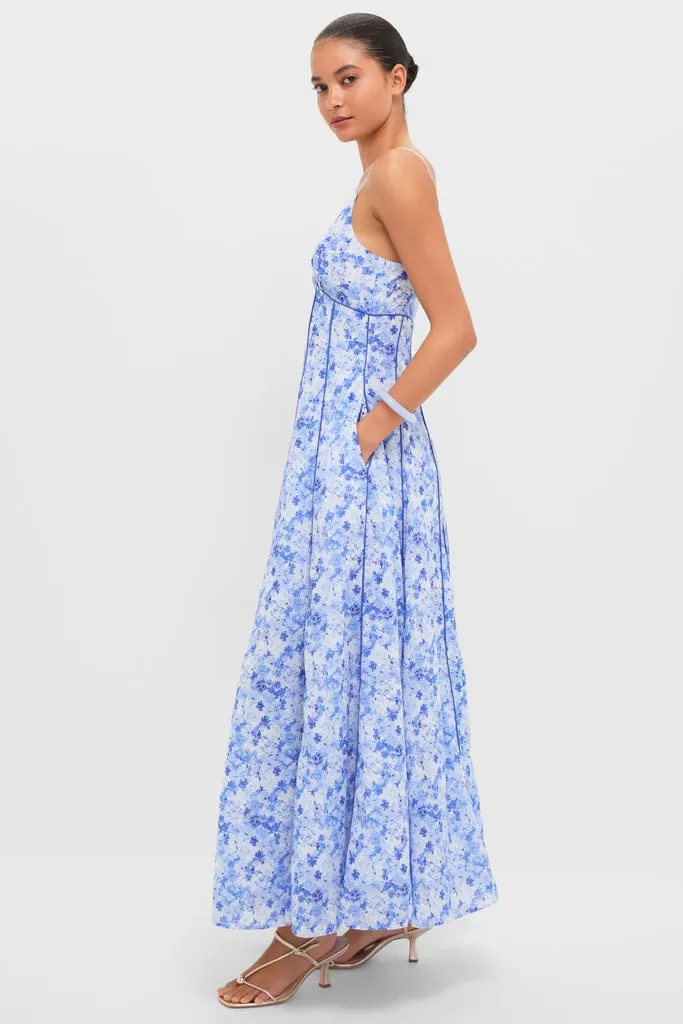Blue Multi Cami Maxi Dress sold by Tuckernuck product image thumbnail 3
