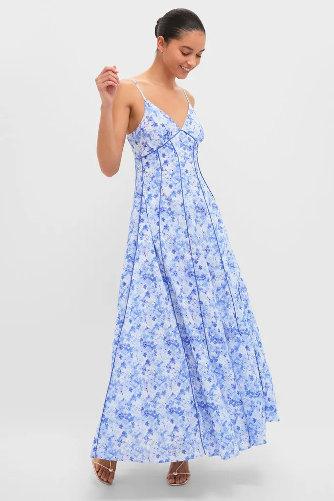 Blue Multi Cami Maxi Dress sold by Tuckernuck