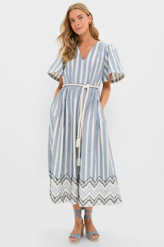 Harbour Stripe Jacquard Mandy Dress sold by Tuckernuck
