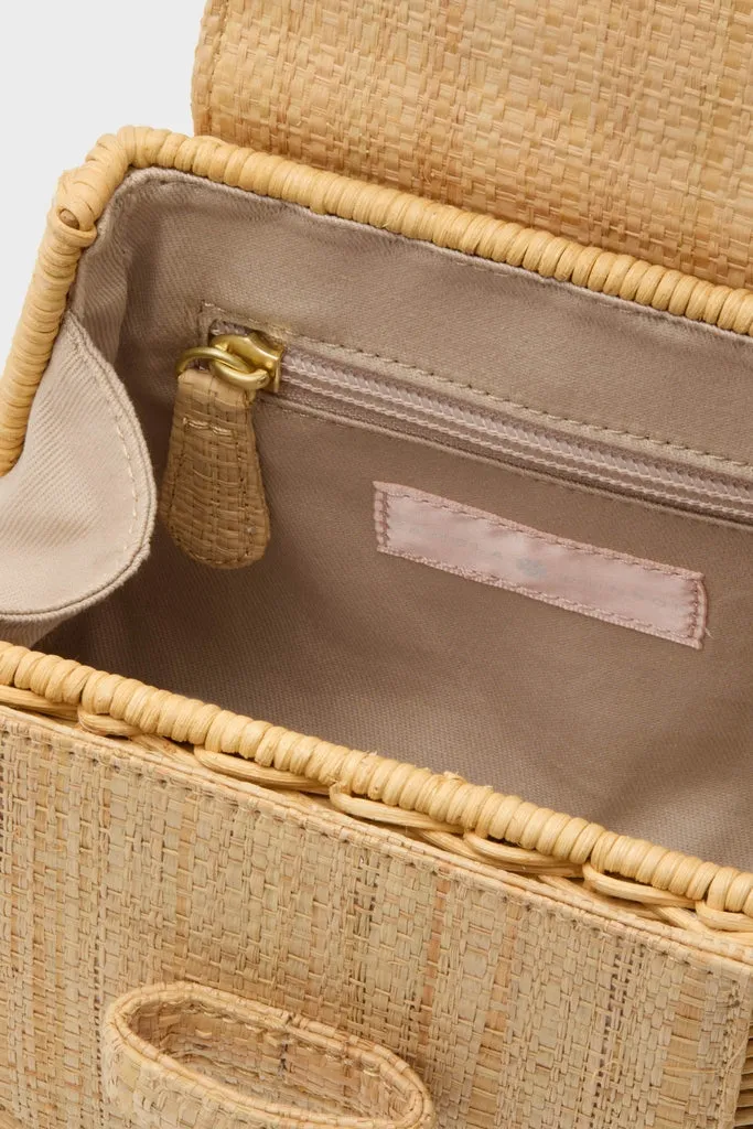 Natural Raffia Petite Lady Bag sold by Tuckernuck product image thumbnail 5