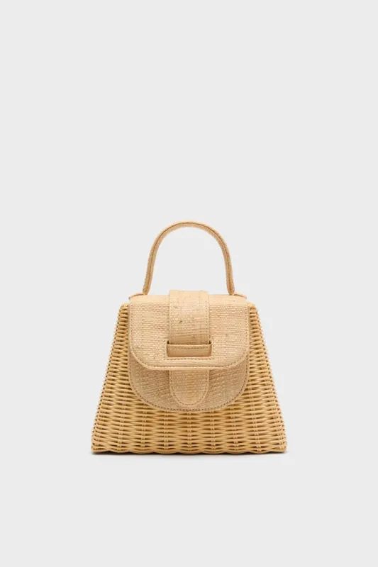 Natural Raffia Petite Lady Bag sold by Tuckernuck